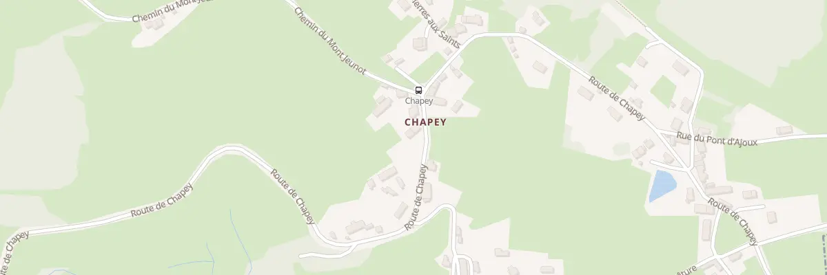 Plan du 9 Rte de Chapey à Broye