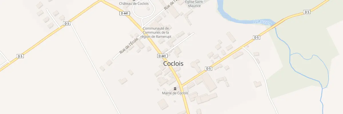 Plan du 27 Rue Grande Rue à Coclois