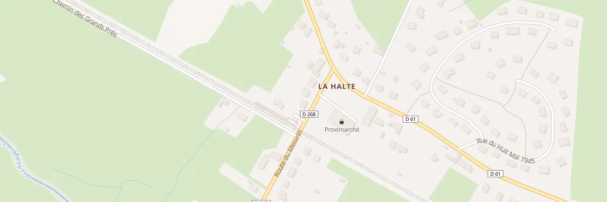 Plan du 963 Rte du Mesvrin à Saint-Symphorien-de-Marmagne