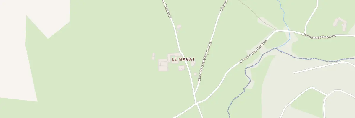 Plan du 1834 Che Chez Vial à Montchal