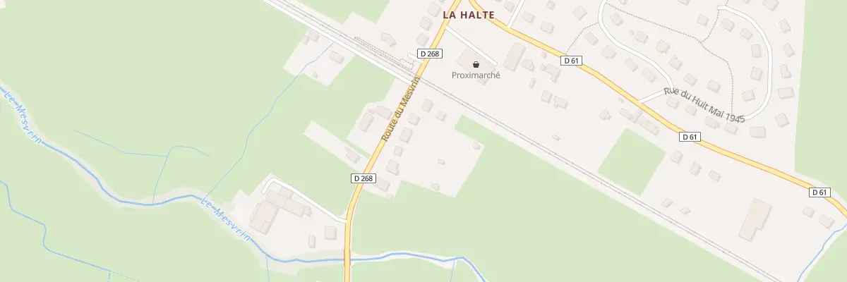 Plan du 852 Rte du Mesvrin à Saint-Symphorien-de-Marmagne