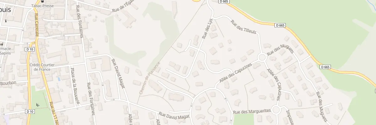 Plan du 46 Imp des Cedres à Amplepuis