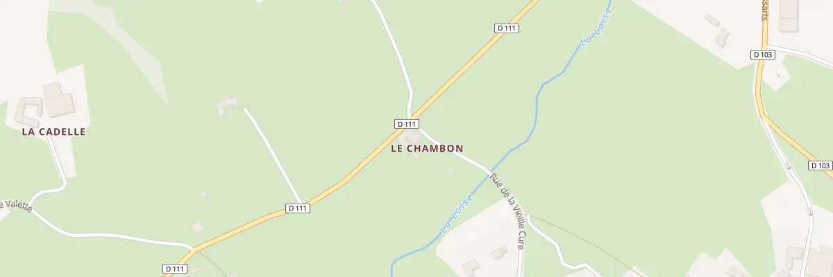 Plan du 657 Rue de la Vieille Cure à Essertines-en-Donzy