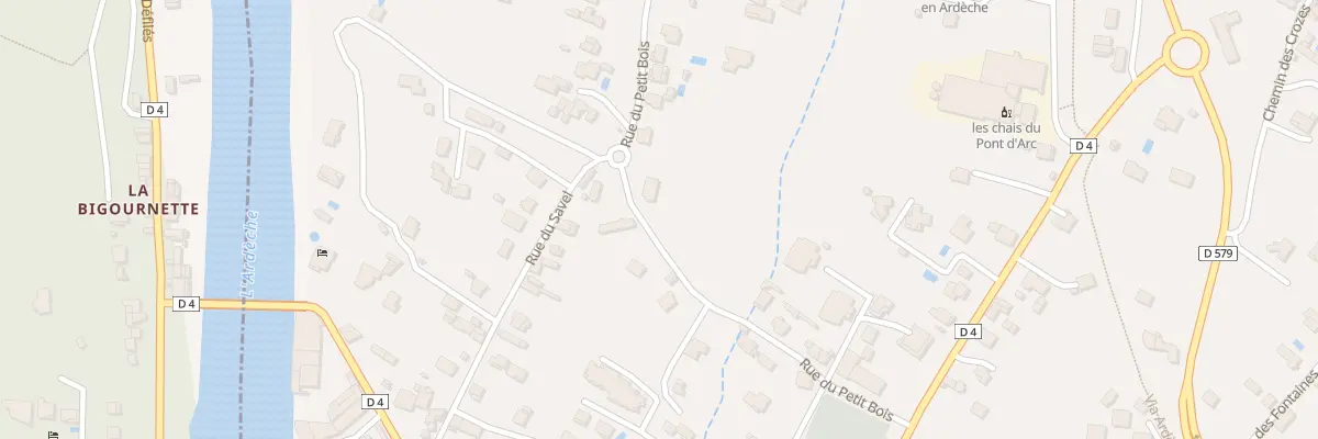 Plan du 30 Rue du Petit Bois à Ruoms