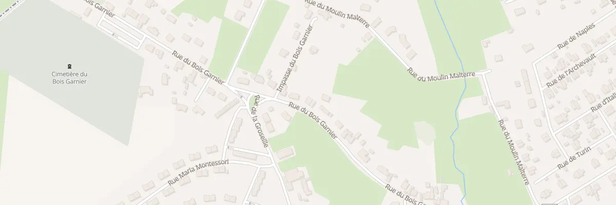 Plan du 42 Rue du Bois Garnier à Montceau-les-Mines