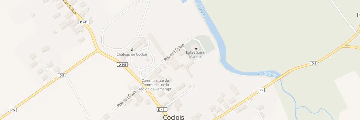 Plan du 4 Rue de l’Eglise à Coclois