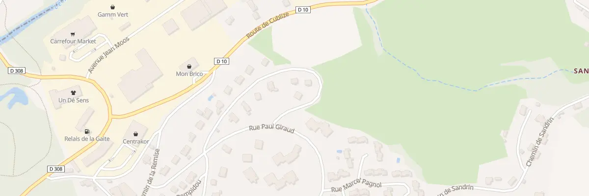 Plan du 12 Rue Mendes France à Amplepuis