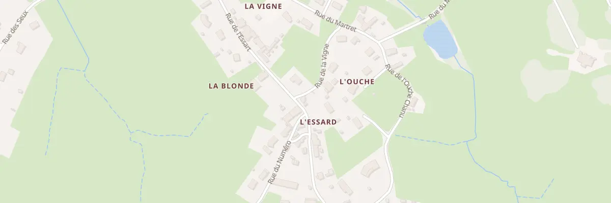 Plan du 30 Rue de l’Essart à Pouilloux