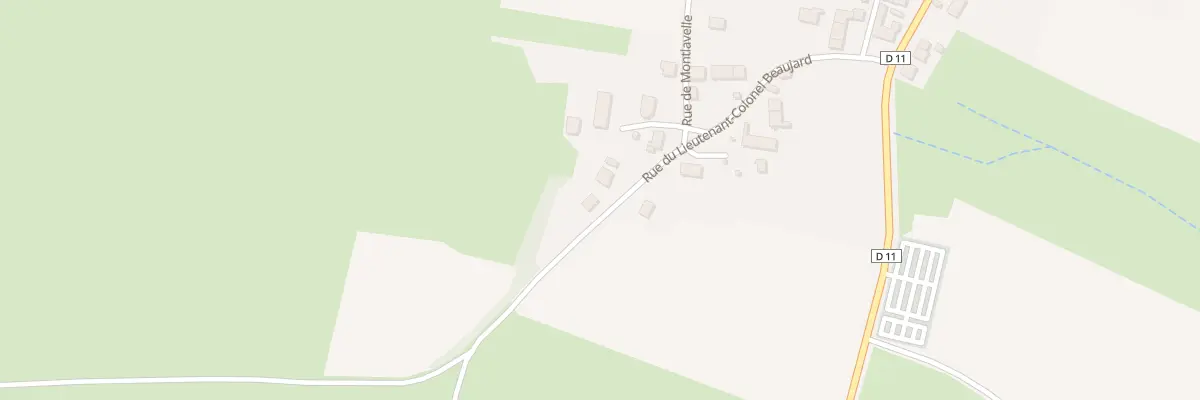 Plan du 18 Rue du Lt Colonel Beaujard à Manlay