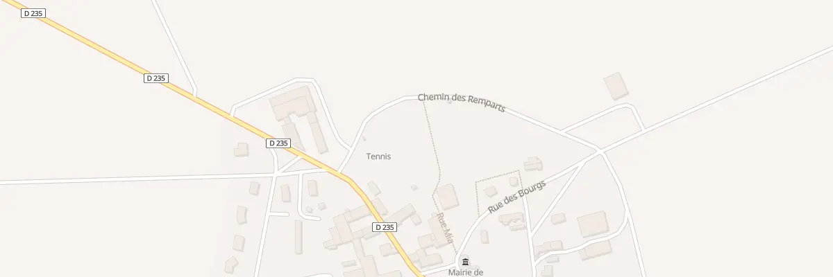 Plan du 6 Che des Remparts à Baconnes
