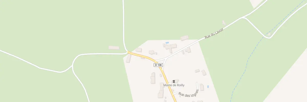 Plan du 1 Rue de la Chaume à Roilly