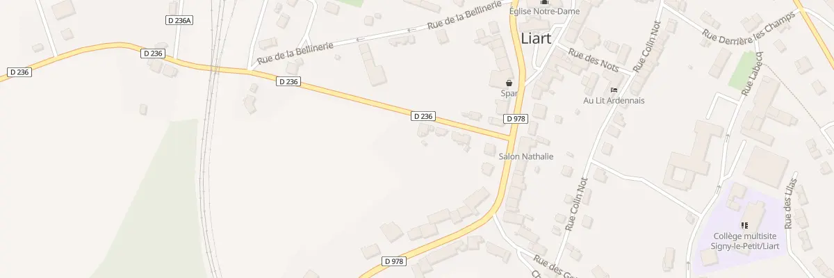 Plan du 5 Rue de la Gare à Liart