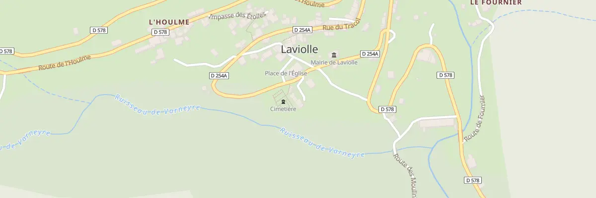 Plan du 5068 Le Village à Laviolle