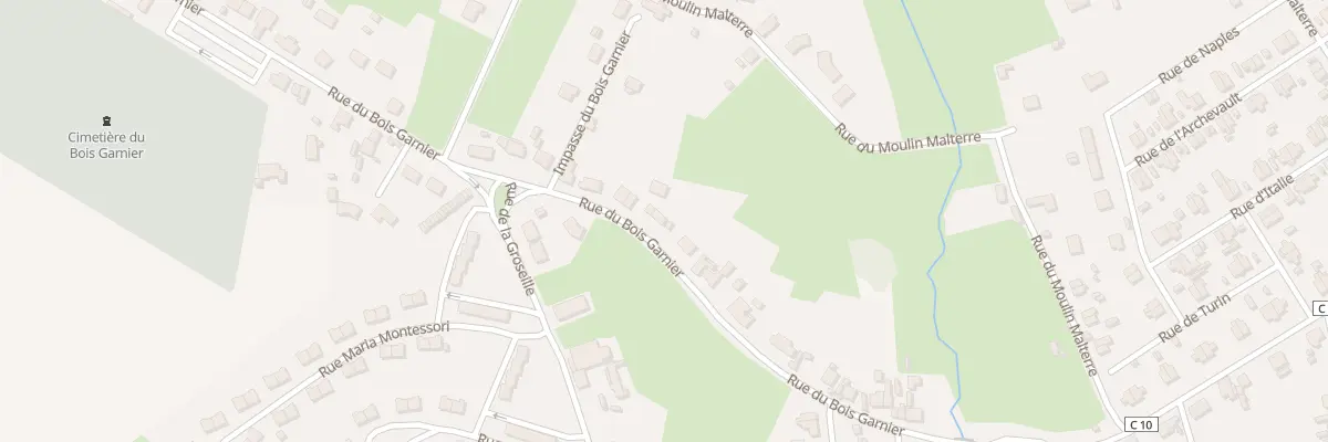 Plan du 38 Rue du Bois Garnier à Montceau-les-Mines