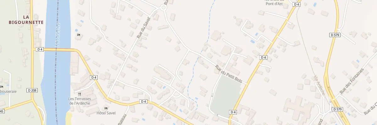 Plan du 5B Rue du Petit Bois à Ruoms