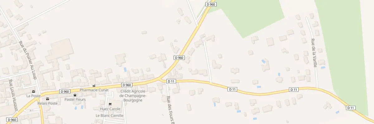 Plan du 6 Rte de Brienne à Dosches