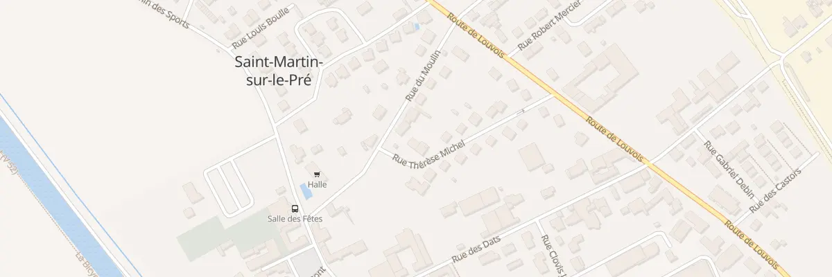 Plan du 1 Rue Thérèse Michel à Saint-Martin-sur-le-Pré