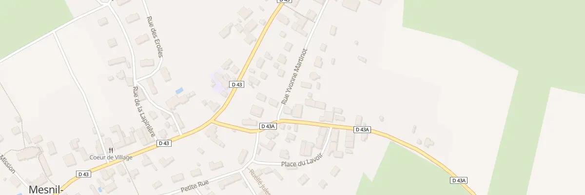 Plan du 3 Rue du Pre la Caille à Mesnil-Saint-Père