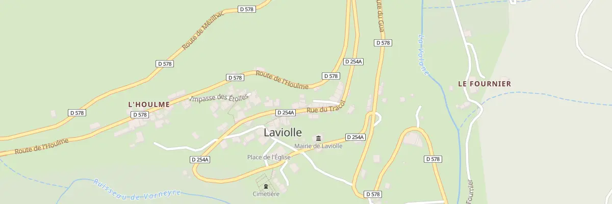 Plan du 57 Che Ambroise Croizat à Laviolle