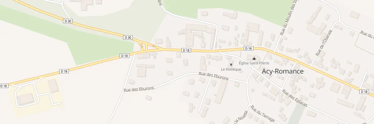 Plan du 63 Rue des Trois Chateaux à Acy-Romance