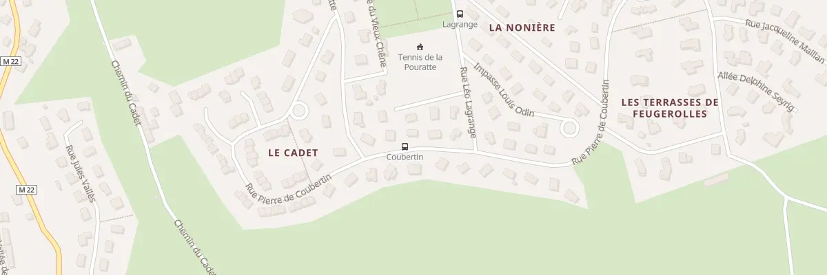 Plan du 50 Rue Pierre de Coubertin au Chambon-Feugerolles