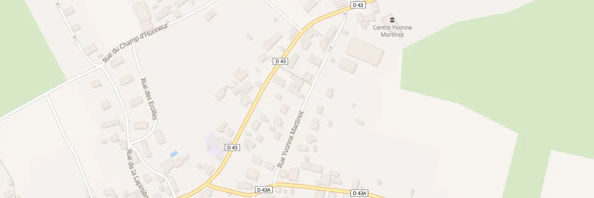 Plan du 13 Rue Yvonne Martinot à Mesnil-Saint-Père