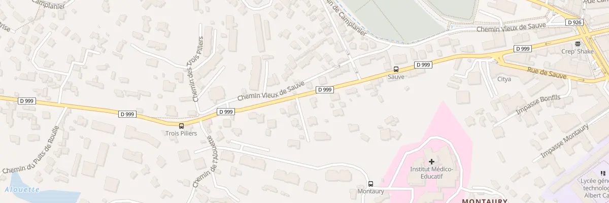 Plan du 9 Mte des Trois Piliers à Nîmes