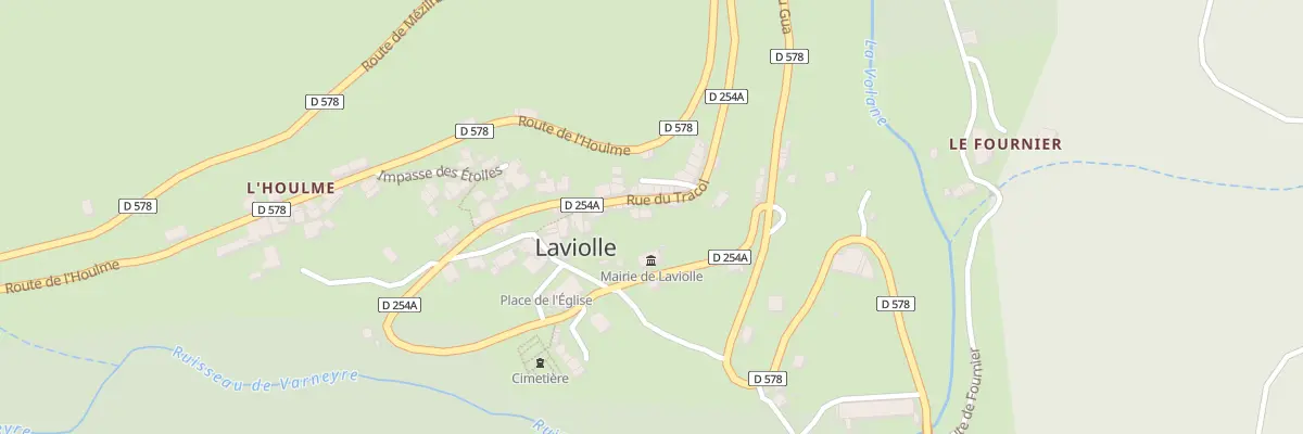 Plan du 18 Call de la Madeleine à Laviolle