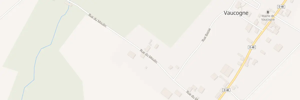 Plan du 10 Rue du Moulin à Vaucogne
