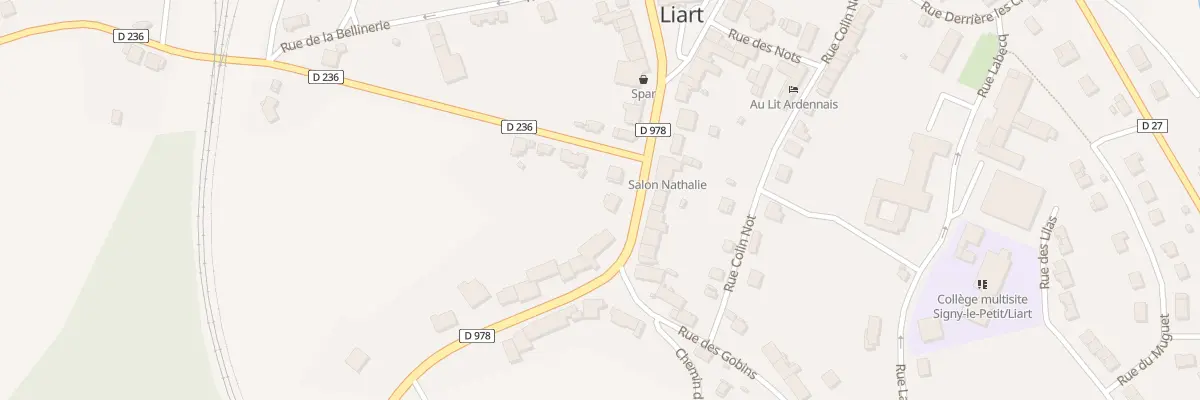 Plan du 6 Rue du 328 Régiment d’Infanter à Liart