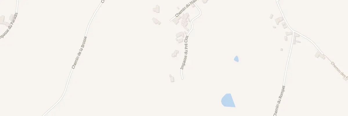 Plan du 154 Imp du Pré Clos à Virigneux