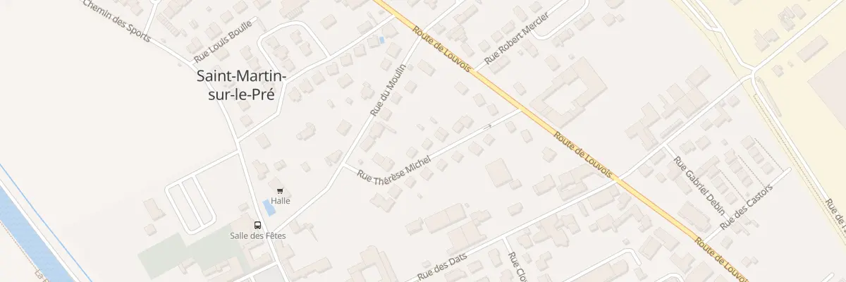 Plan du 7 Rue Thérèse Michel à Saint-Martin-sur-le-Pré