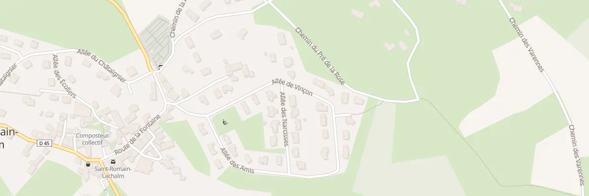 Plan du 1 All des Narcisses à Saint-Romain-Lachalm