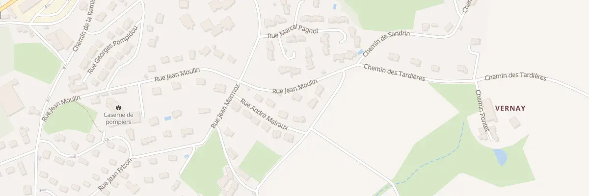 Plan du 16 Rue Jean Moulin à Amplepuis
