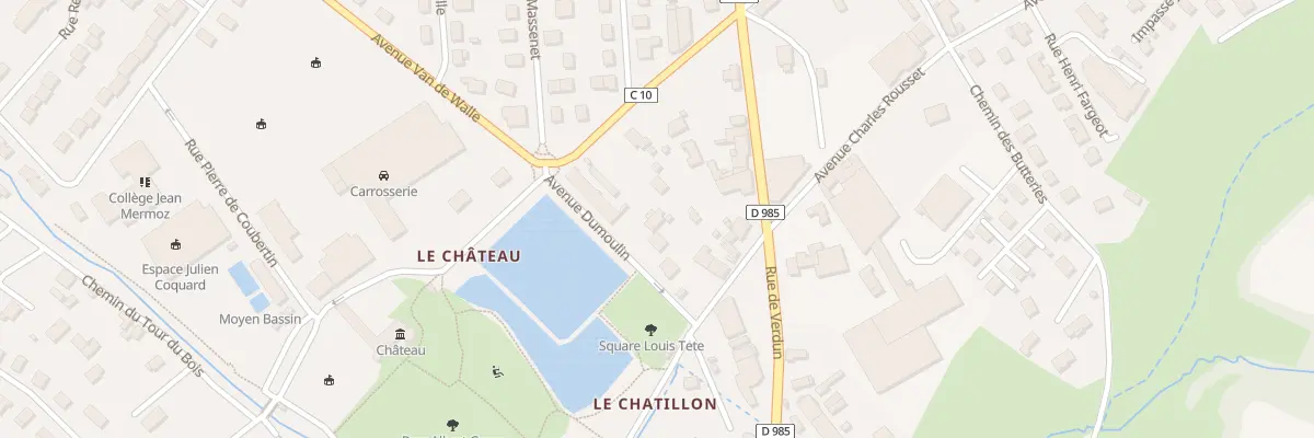 Plan du 3B Av Dumoulin à Chauffailles
