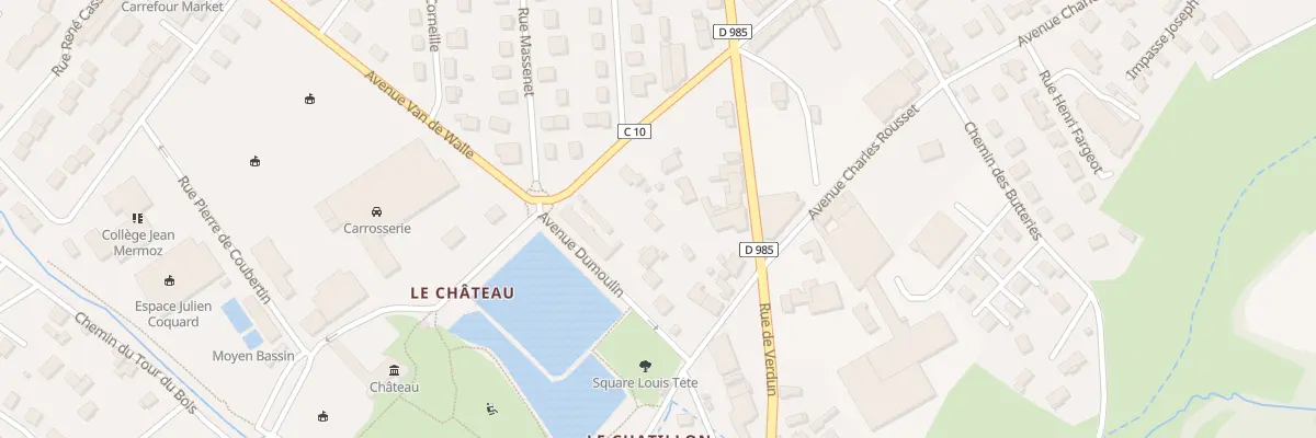 Plan du 3 Av Dumoulin à Chauffailles