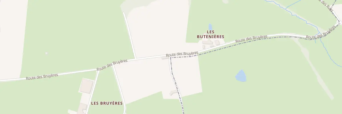 Plan du 1000 Rte des Bruyeres à Colombier-en-Brionnais