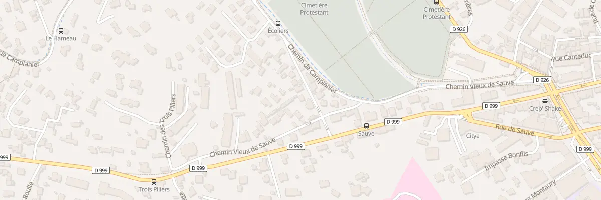 Plan du 75 Che de Camplanier à Nîmes