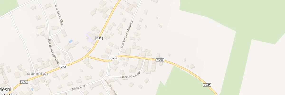 Plan du 7 Rue du Pre la Caille à Mesnil-Saint-Père