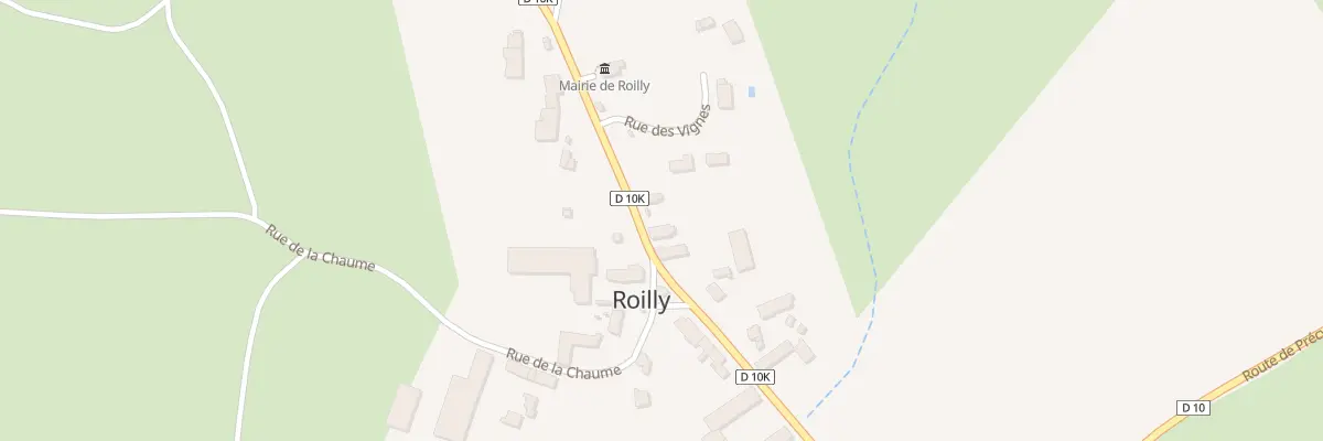 Plan du 9 Rue de la Chaume à Roilly