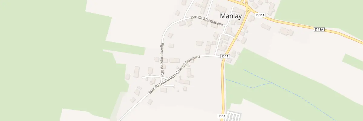 Plan du 5107 Mont La Velle à Manlay