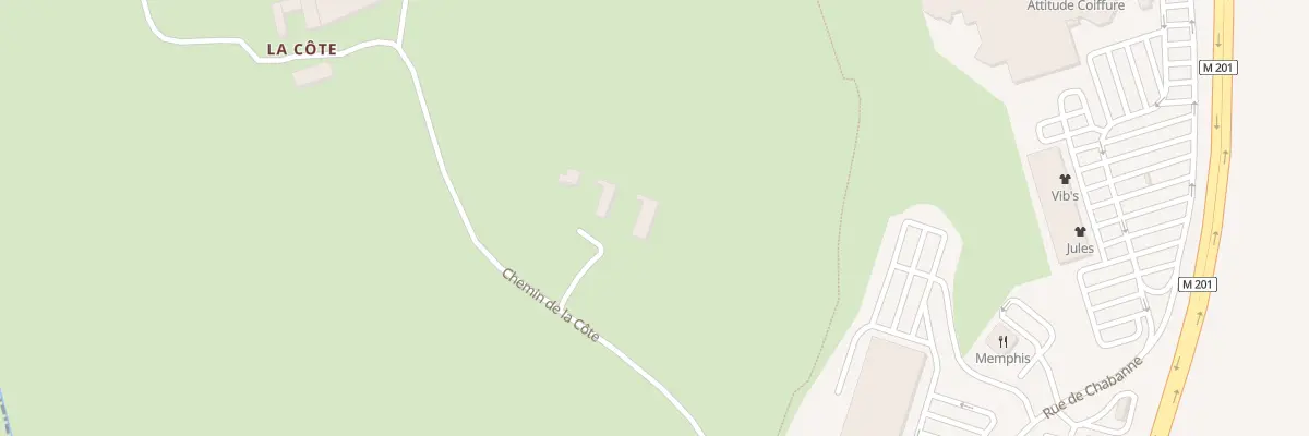 Plan de Che de la Côte à Villars