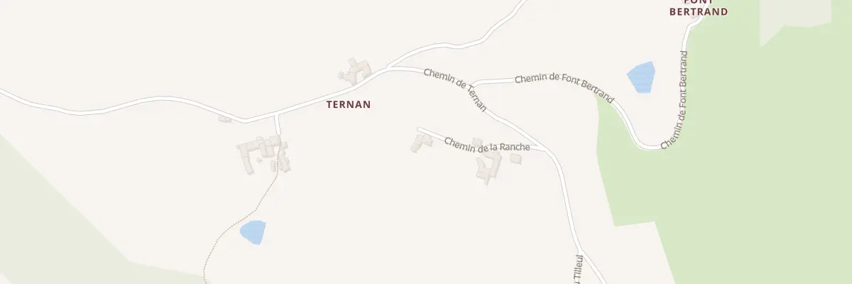Plan du 145 Che de la Ranche à Maringes