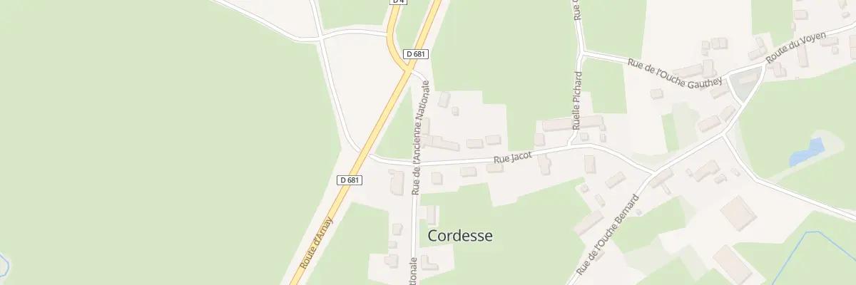 Plan du 5018 L’Ouche de la Croix à Cordesse