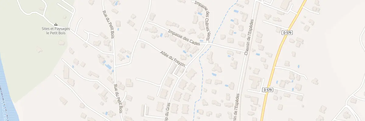 Plan du 180 All du Freyzin à Ruoms