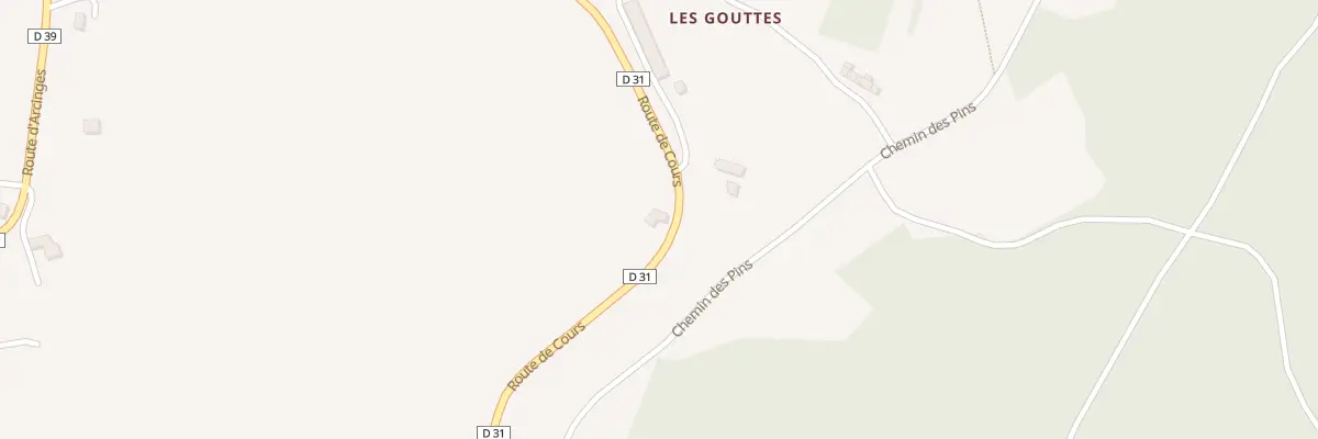 Plan du 2504 Rte de Cours à Belmont-de-la-Loire