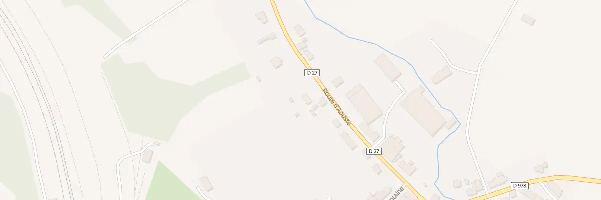 Plan du 15 Rte d’Aouste à Liart