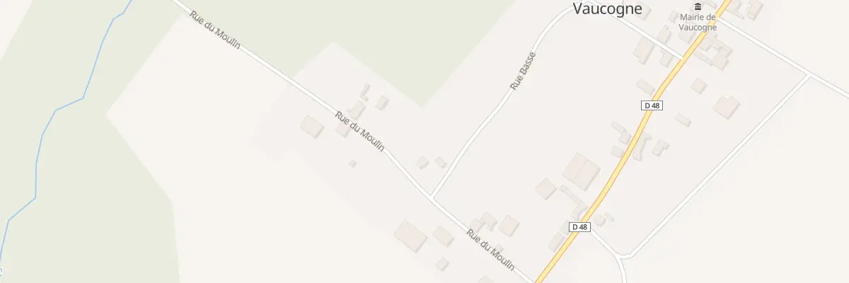 Plan du 6 Rue du Moulin à Vaucogne