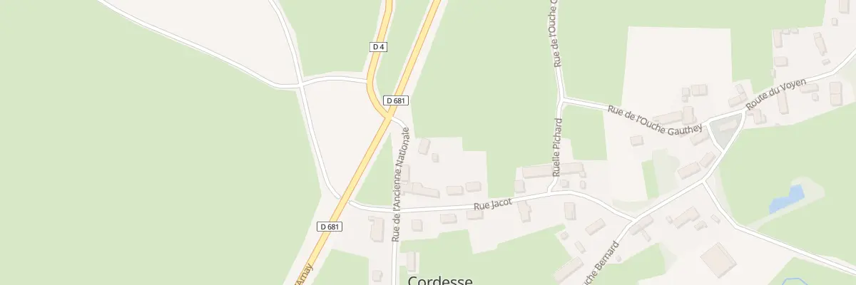Plan du 1 Rue de l’Ancienne Nationale à Cordesse