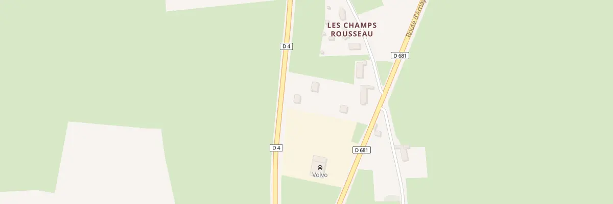 Plan du 2 Rte de Saulieu à Cordesse